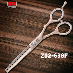 PL Rose Gold Series Thinning Scissors Z02-638 6 Inches 38 Teeth