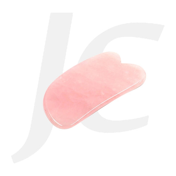 Chinese Scraping Guasha Pink Jade Two Teeth 元宝 A8 J52JTT