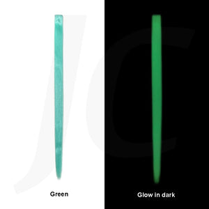 Clip In Synthetic Hair Extension Green Glow In Dark 45cm 1pc J17GNA