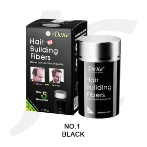 Dexe Hair Building Fibers NO.1 Black 22g J11SB1