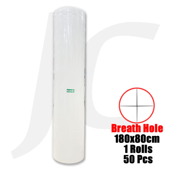 Disposable Bed Sheet Roll 180x80cm With Breath Hole 1 Roll 50pcs J52DBH