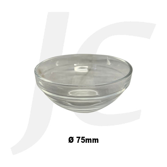 Glass Bowl Dish No.2 Diameter 75mm J64G75