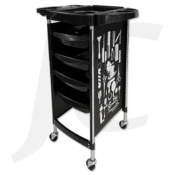 Hair Trolley With Salon Barber Logos HM-HB J34HTS