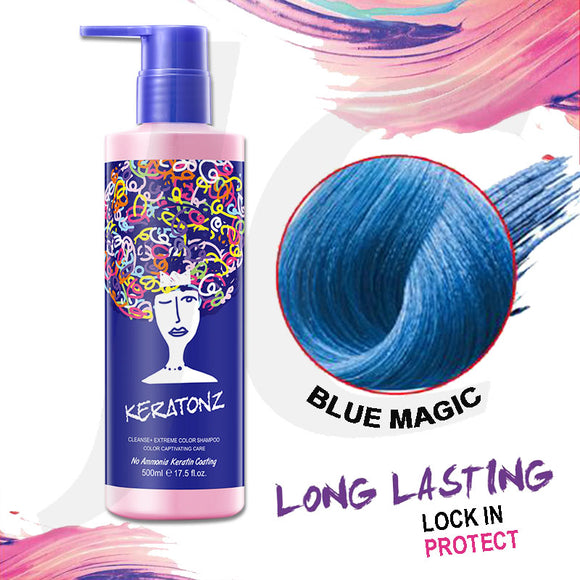 KERATONZ Lock In Shampoo Blue Magic 500ml J11SBM