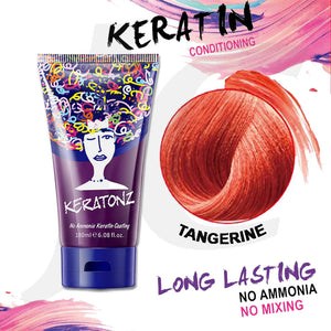 KERATONZ Semi-Permanent Hair Color Tangerine 180ml J11KTA
