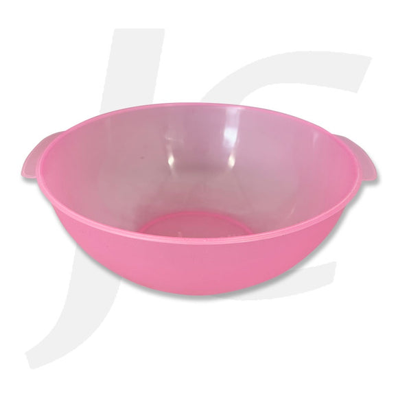Large Plastic Round Bowl With Ears Pink J64LEP