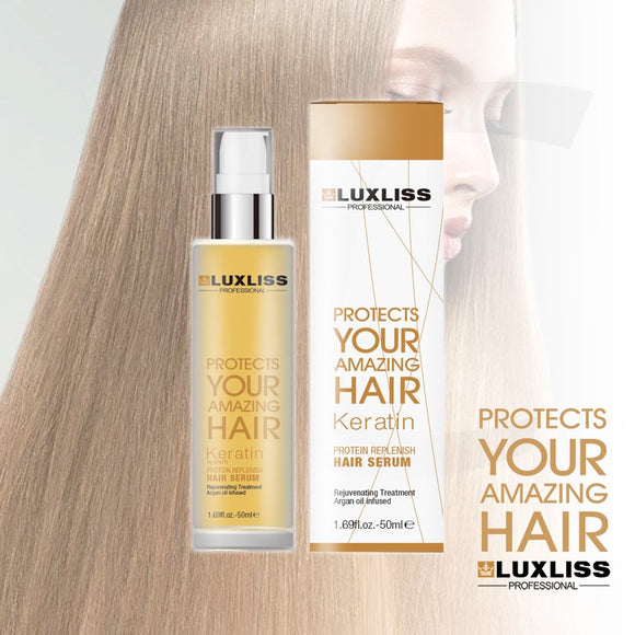 Luxliss Keratin Protein Replenish Hair Serum 50ml J13LKS*