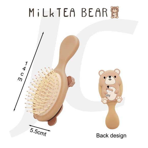 Milktea Bear Paddle Comb 5.5x14cm 3140 J23CBP