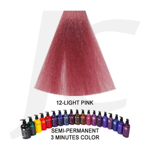 MYBLONDO Semi-Permanent 3 Minutes Color Treatment 12-LIGHT PINK J11LPT