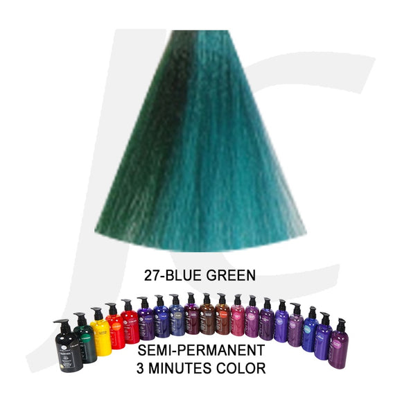 MYBLONDO Semi-Permanent 3 Minutes Color Treatment 27-BLUE GREEN J11BGT