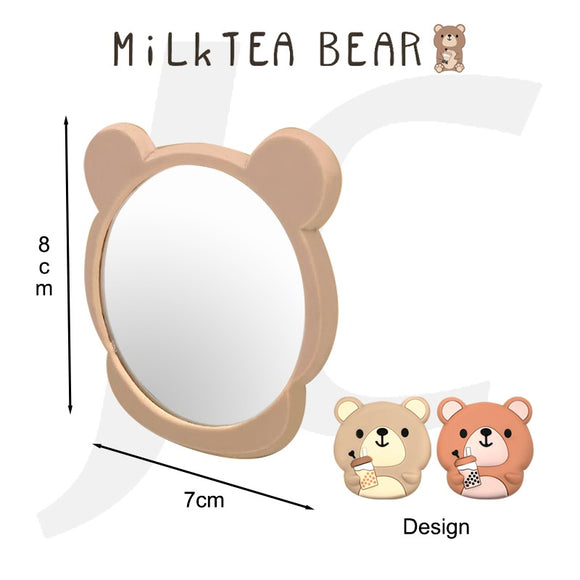 Milktea Bear Makeup Mirror 8x7cm J015 J24MBR