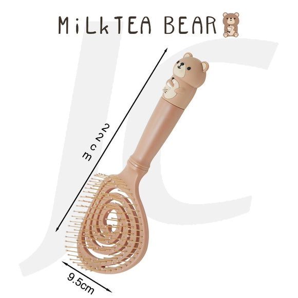 Milktea Bear Paddle Comb Detangle TJ233 J23DPA