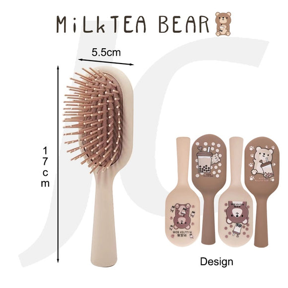 Milktea Bear Paddle Comb UV3141 J23PDB