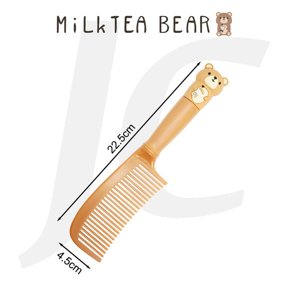 Milktea Bear Regular Comb 4.5x22.5cm TJ270 J23TCU