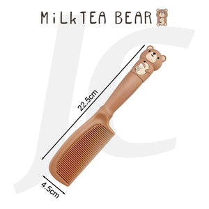 Milktea Bear Regular Comb 4.5x22.5cm TJ280 J23RUL