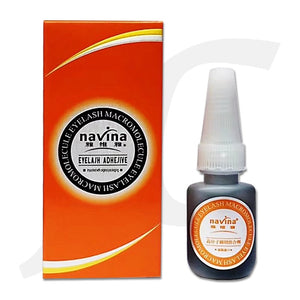 Navina Eyelash Adhesive Lash Extension Glue Orange Box Instant Dry Low Irritation J74OLR