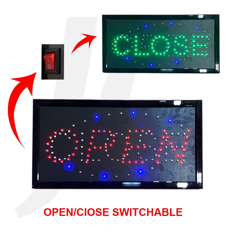 Led Open Sign OPEN CLOSE SWITCHABLE J35POC – JC Hair Beauty Supply
