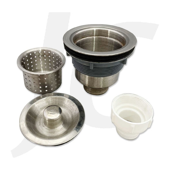 [Parts Only] Stainless Basin Downspout With Waste Basket J39BWD