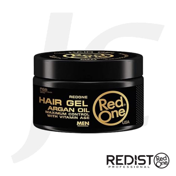 RedOne Hair Gel ARGAN OIL With Vitamin A&E 450ml J13 R34*