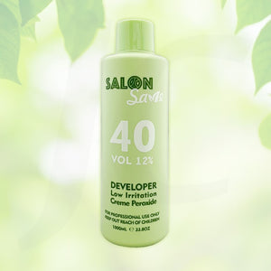 SALON Save Developer Low Irritation Creme Peroxide 40VOL 12% 1000ml J12 SD12