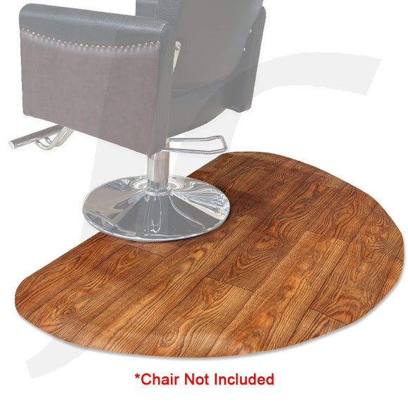 Salon Barber Chair Floor Mat Anti-fatigue 91x152cm(Width) 1.27cm(Thickness) Wooden Floor Texture J39WFT