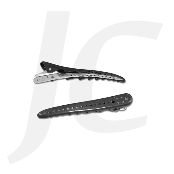 Charmvit Shark Hair Section Clip 10.5cm 6pcs Black J23SKS