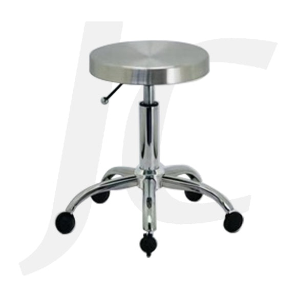 Stool On Wheel Stainless A1235 J24SSS