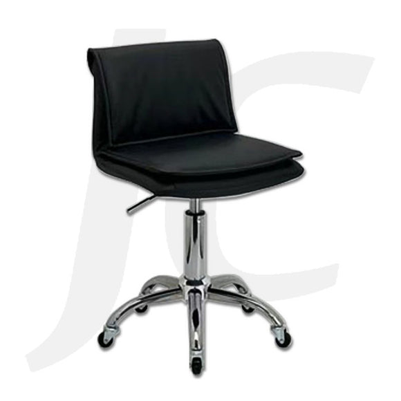 Stool With Double Layer Style Back Black 1240-5 J34SDL