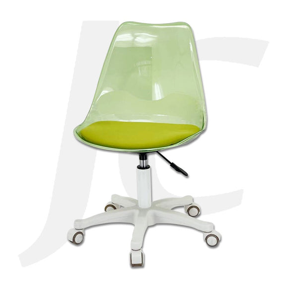 Stool With Transparent Plastic Seat Green A1523-6 J34TPS