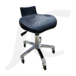 Stool On Wheel With  Small Back Handle M034  J34SSH