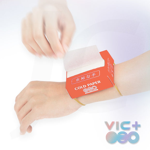 VIC+ Cold Paper Perm Wrist With Rubber Band Orange J22GOR