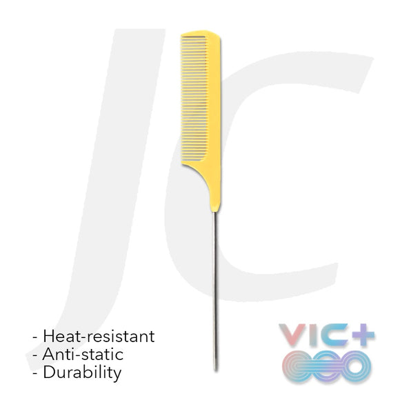 VIC+ Metal Tail Comb 701 Yellow J23VMT