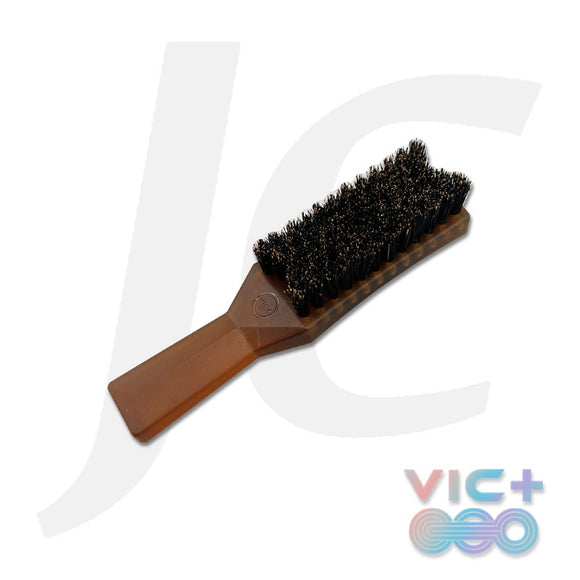 VIC+ Mini Barber Fade Brush With Boar Bristle Brown J23BMF