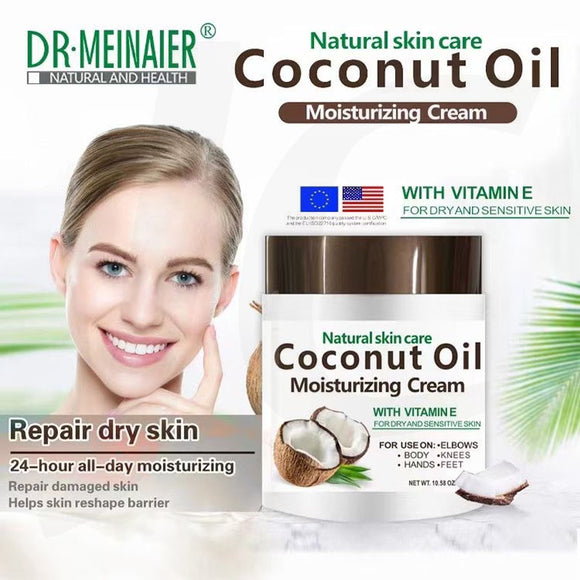DR MEINAIER Coconut Oil Moisturising Cream300g J62DCO