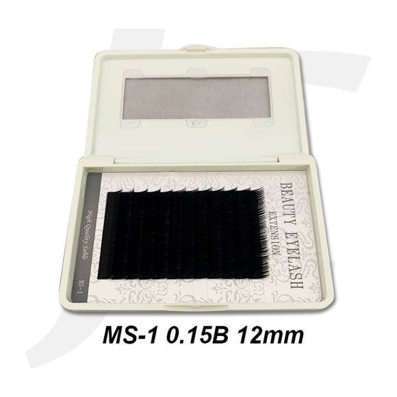 Beauty Eyelash Extension MS-1 0.15B 12mm J71M512