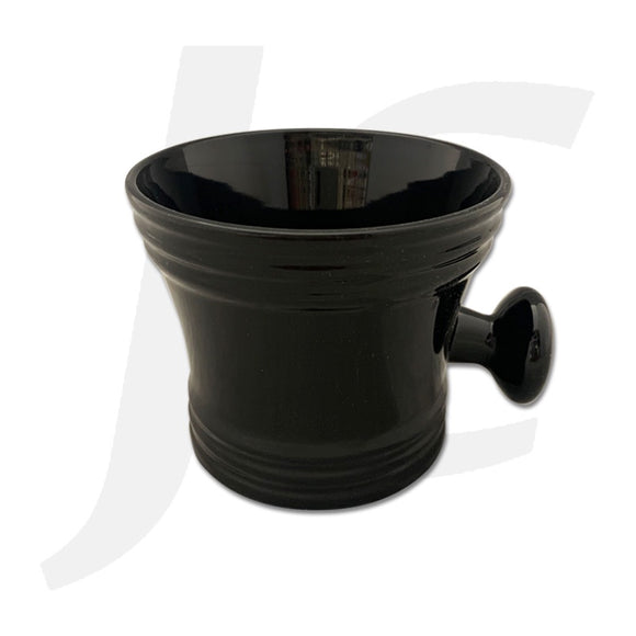Classic Shaving Bowl Cup With Handle Black J24SBC