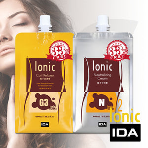 IDA Ionic Straightening Set G3 & N For Resistant Hair 600mlx2 J15G3N