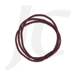 Three Ring Rubber Band Hair Tie Loose 1pc Wine Red J21RWR