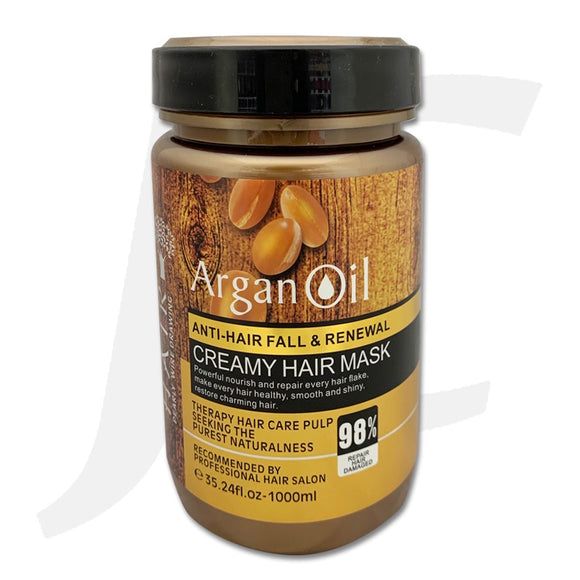 Argan Oil Anti-Hair Fall and Renewal Creamy Hair Mask 1000ml J14AC