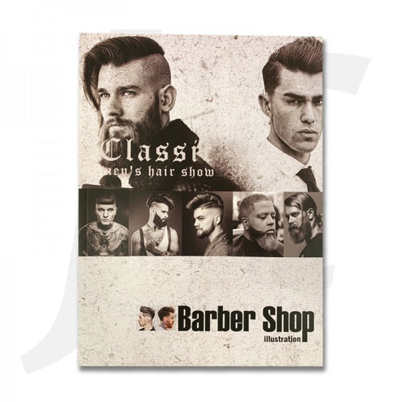Classic Men's Hair Show Barber Shop Illustration Magazine A337 J36A37