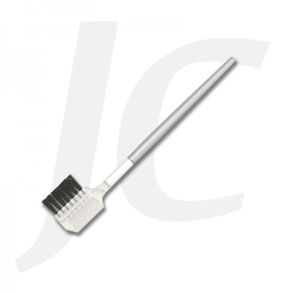 Single Eyebrow Brush Silver Handle 1PC J61DLE