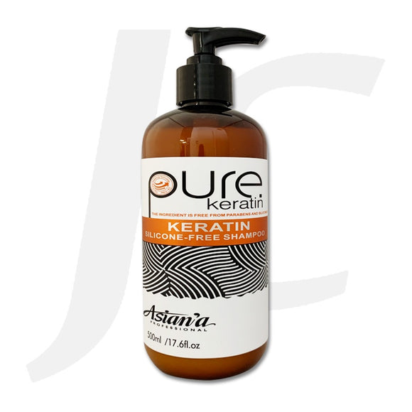 Pure Keratin Silicone-free Shampoo Asian'a Professional 500ml J14PS5